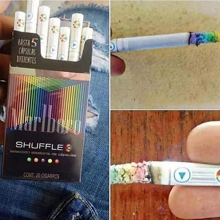 Marlboro Shuffle Renkli Dumanli